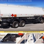 Tanque para transporte de combustível aço carbono