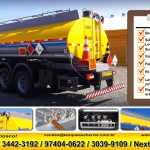 Tanque para transporte de combustível de aço carbono