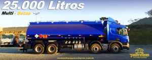 Tanque para transporte de combustível 25.000 Litros Multi - setas