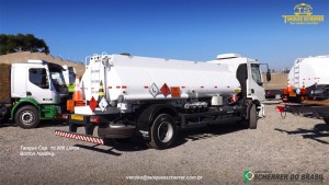 Tanque para transporte de combustível capacidade para 10.000 litros - Botton Loading