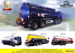 Tanque para transporte de combustível capacidade para 25.000 litros - TOP